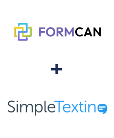 Einbindung von FormCan und SimpleTexting