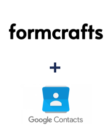 Einbindung von FormCrafts und Google Contacts