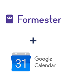 Einbindung von Formester und Google Calendar
