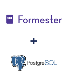 Einbindung von Formester und PostgreSQL