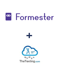 Einbindung von Formester und TheTexting