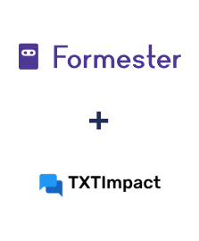 Einbindung von Formester und TXTImpact