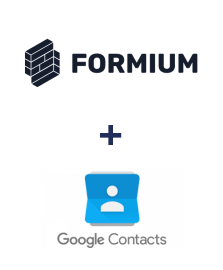 Einbindung von Formium und Google Contacts