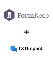 Einbindung von FormKeep und TXTImpact