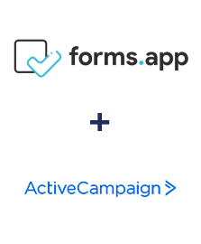 Einbindung von forms.app und ActiveCampaign