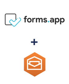 Einbindung von forms.app und Amazon Workmail