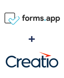 Einbindung von forms.app und Creatio
