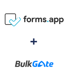 Einbindung von forms.app und BulkGate