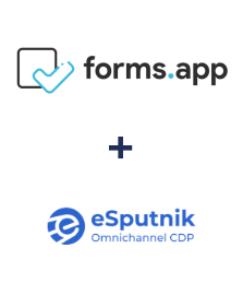 Einbindung von forms.app und eSputnik
