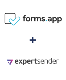 Einbindung von forms.app und ExpertSender