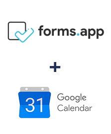 Einbindung von forms.app und Google Calendar