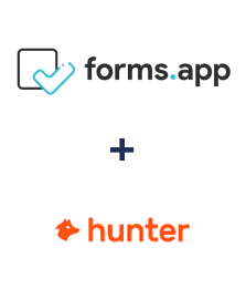 Einbindung von forms.app und Hunter.io