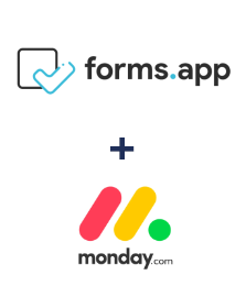 Einbindung von forms.app und Monday.com