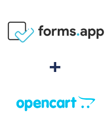 Einbindung von forms.app und Opencart