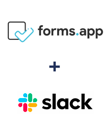 Einbindung von forms.app und Slack