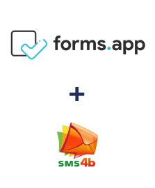 Einbindung von forms.app und SMS4B