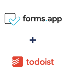 Einbindung von forms.app und Todoist