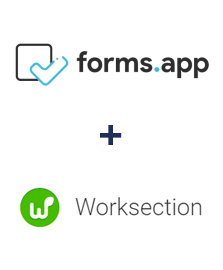 Einbindung von forms.app und Worksection