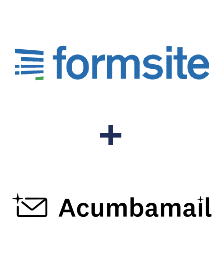 Einbindung von Formsite und Acumbamail