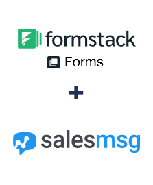 Einbindung von Formstack Forms und Salesmsg