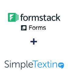 Einbindung von Formstack Forms und SimpleTexting