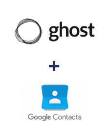 Einbindung von Ghost und Google Contacts