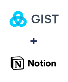 Einbindung von Gist und Notion