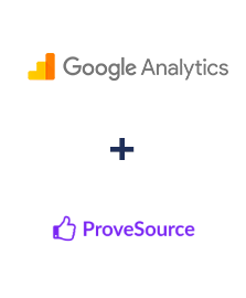 Einbindung von Google Analytics und ProveSource