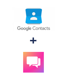 Einbindung von Google Contacts und ClickSend