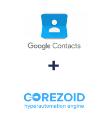 Einbindung von Google Contacts und Corezoid