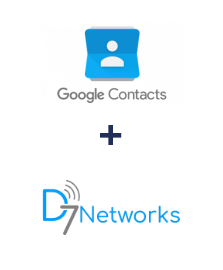 Einbindung von Google Contacts und D7 Networks