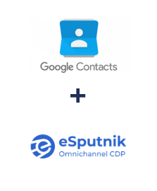 Einbindung von Google Contacts und eSputnik