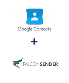 Einbindung von Google Contacts und FalconSender