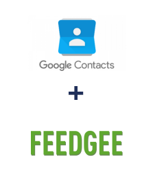 Einbindung von Google Contacts und Feedgee