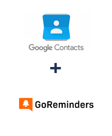 Einbindung von Google Contacts und GoReminders