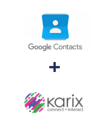 Einbindung von Google Contacts und Karix