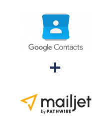 Einbindung von Google Contacts und Mailjet