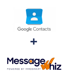 Einbindung von Google Contacts und MessageWhiz