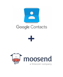 Einbindung von Google Contacts und Moosend