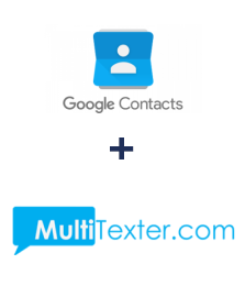 Einbindung von Google Contacts und Multitexter
