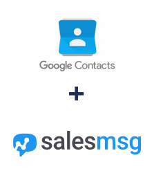Einbindung von Google Contacts und Salesmsg