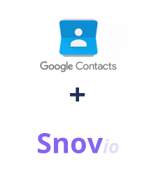 Einbindung von Google Contacts und Snovio