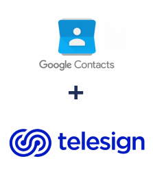 Einbindung von Google Contacts und Telesign