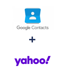 Einbindung von Google Contacts und Yahoo!