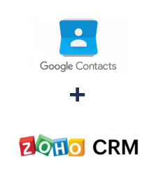 Einbindung von Google Contacts und ZOHO CRM