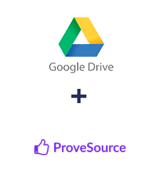 Einbindung von Google Drive und ProveSource