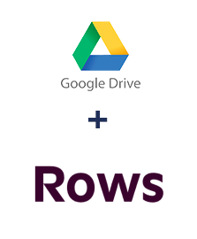 Einbindung von Google Drive und Rows