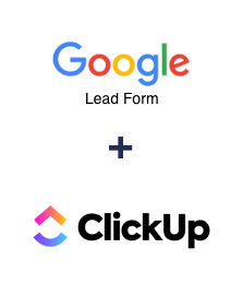 Einbindung von Google Lead Form und ClickUp