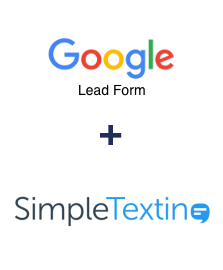 Einbindung von Google Lead Form und SimpleTexting