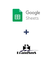 Einbindung von Google Sheets und BrandSMS 